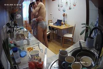 Ariela and Will kitchen sex, 01-03-2024 cam2